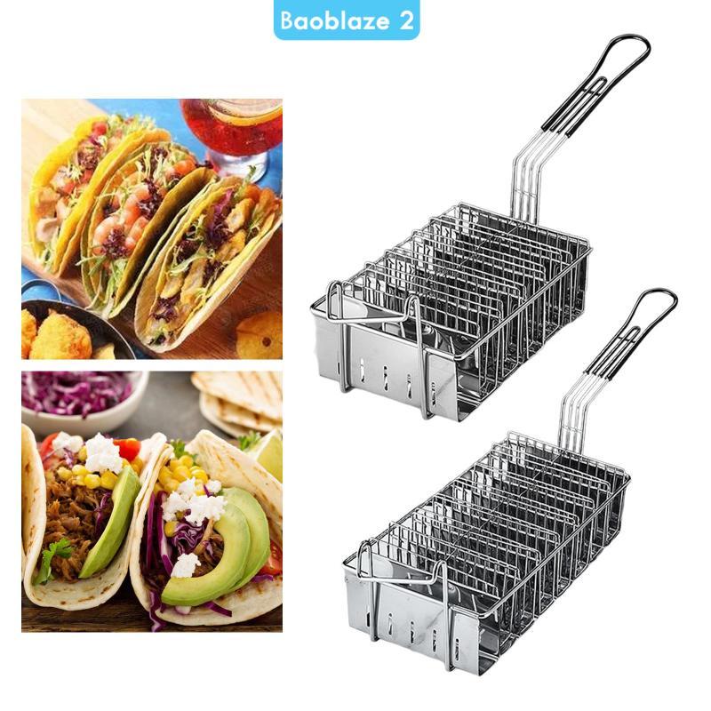 [baoblaze2] Taco Basket, Deep Fryer, Taco Basket, Taco Fryer, French Fries, Cooking, Taco Shell, Dee