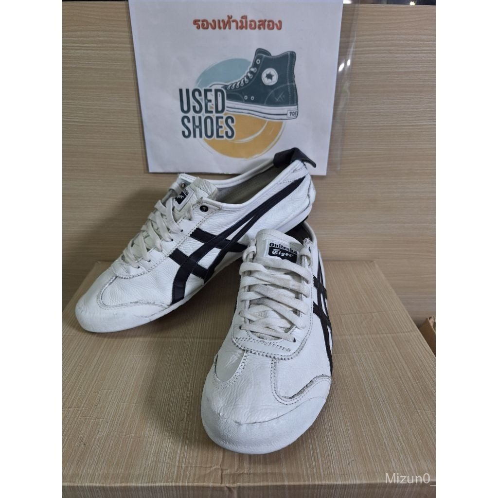 Onitsuka Tiger รุ่น Mexico 66 (รหัสสินค้า D508K) มือสองของแท้ ไซส์ 43.5 ยาว 27.5cm รองเท้าเสือ # mex