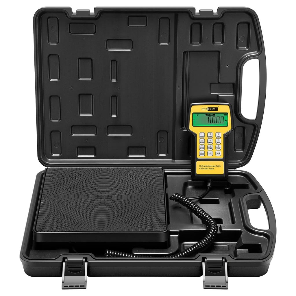 VIVOHOME อัพเกรด 220LB ความแม่นยําสูงโปรแกรมอิเล็กทรอนิกส์ Digital Refrigerant ชาร์จน้ําหนัก Freon S