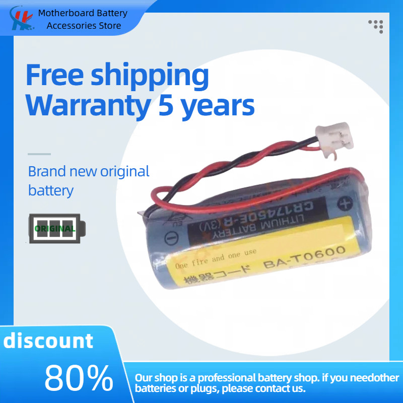 นําเข้า Fujitsu CR17450E-R แบตเตอรี่ลิเธียม 3V Fanuc A98L-0031-0012 A0 สมาร์ทมิเตอร์น้ํา
