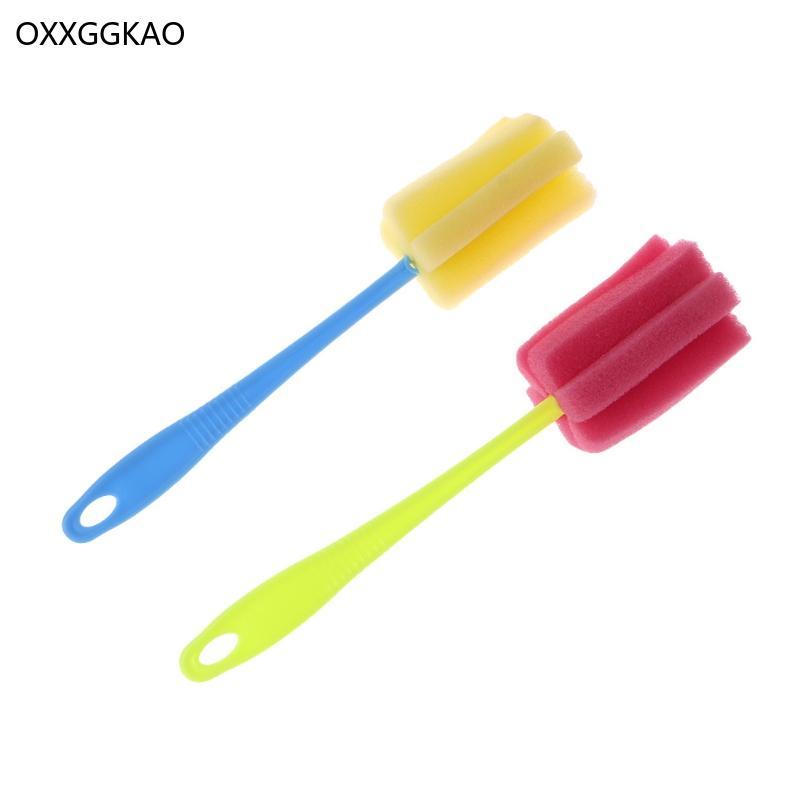 OXXGGKAO Wineglass ฟองน้ําถ้วยแปรงขวดนมทําความสะอาดเครื่องมือทําความสะอาดห้องครัว