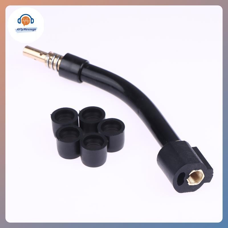 AFl MB-15AK 14AK MIG/MAG สไตล์ยูโรเชื่อม Goose คอ Bend สีดําปลอกเปลี่ยนสําหรับเชื่อม s TH