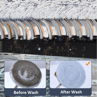 4/8pcs หนาและ multifunctional backing mop เหมาะสม หุ่นยนต์กวาดพื้นเปลี่ยนม็อบ