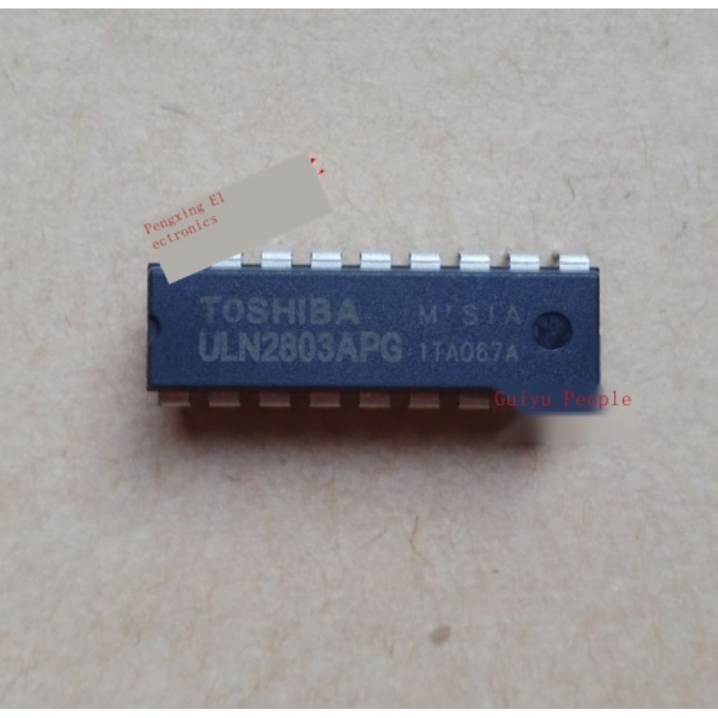2 ชิ้น ULN2803APG ใหม่นําเข้าส่วนประกอบอิเล็กทรอนิกส์ชิป IC คอลัมน์คู่วงจรรวม DIP-18