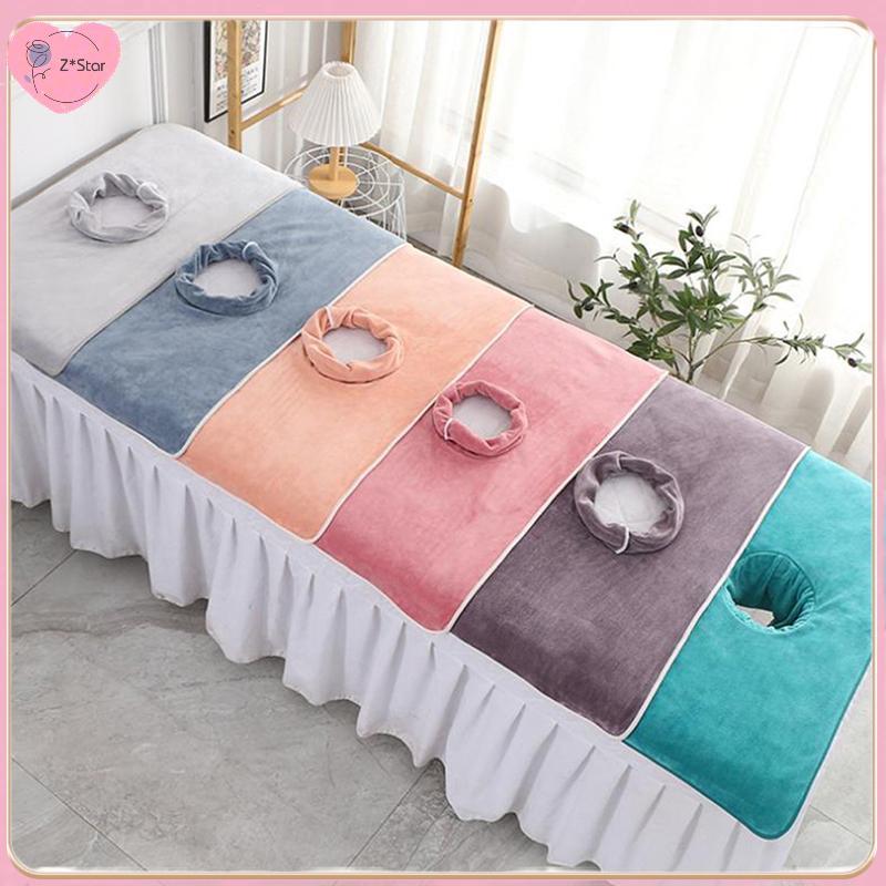 Z * Star 40*80 ซม. หนา Beauty SPA ตารางนวด Planking Face Towel พร้อมเตียงหลุม