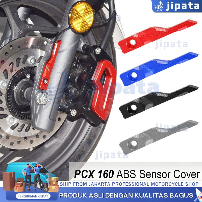 【COD】ฝาครอบเซนเซอร์ ABS ป้องกันล้อหน้ารถจักรยานยนต์ FOR HONDA PCX160 PCX150 PCX125 2023 CNC เซนเซอร์