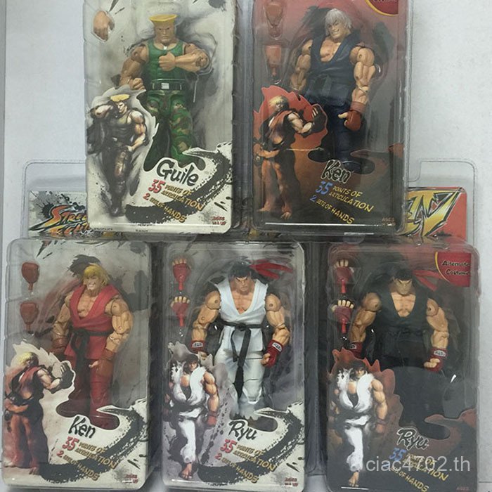 Street Fighter NECA นิ้ว Gulie ตุ๊กตาเคลื่อนย้ายได้ Kelon Street Fighter 7 Haogui รูป Chunli AMBE