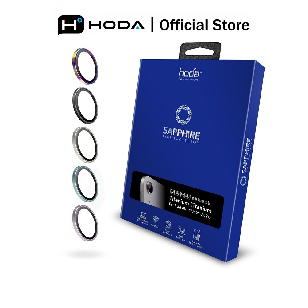 HODA Sapphire ตัวป้องกันเลนส์ (1 ชิ้น) สําหรับ iPad Air 11" / 13" 2024