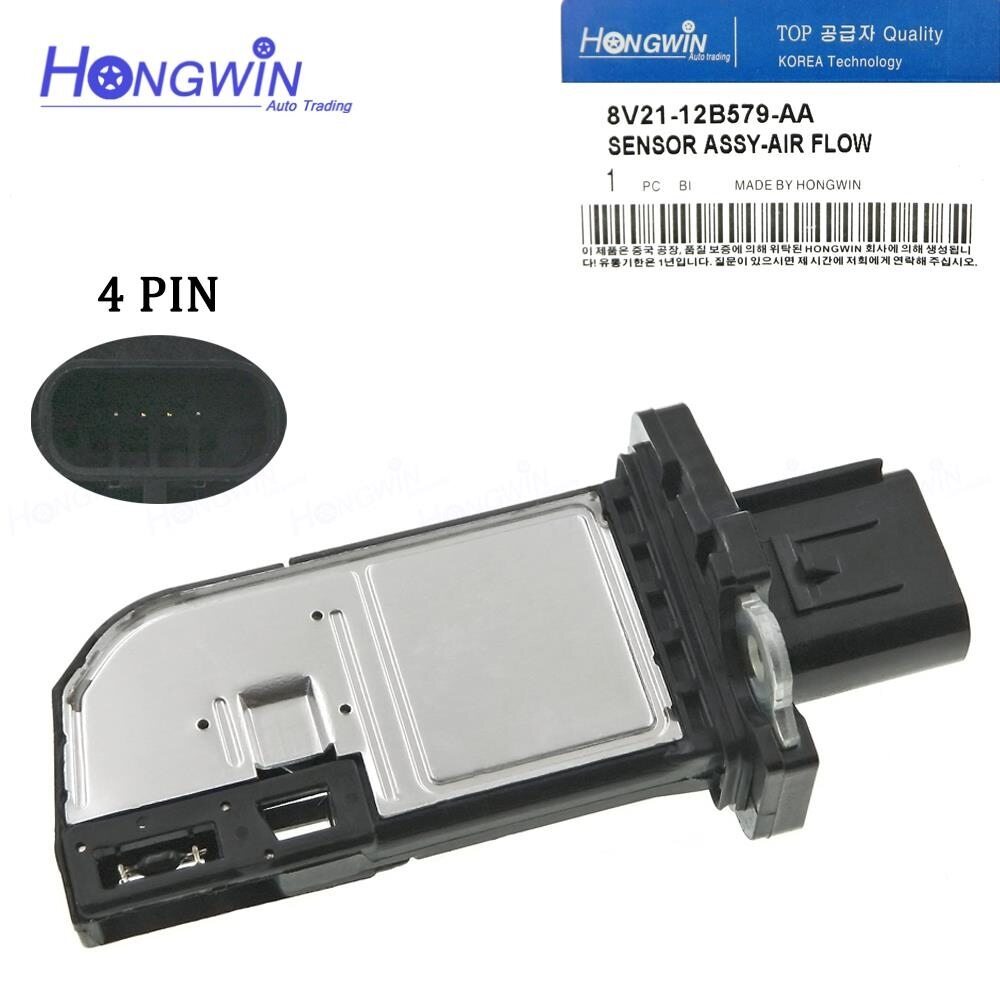 (ต้นฉบับ-2023)◑ Mass Air Flow Sensor เมตร MAF 8V21-12B579-AA สําหรับ Ford B-max Mondeo Mk4 S-Max Tra