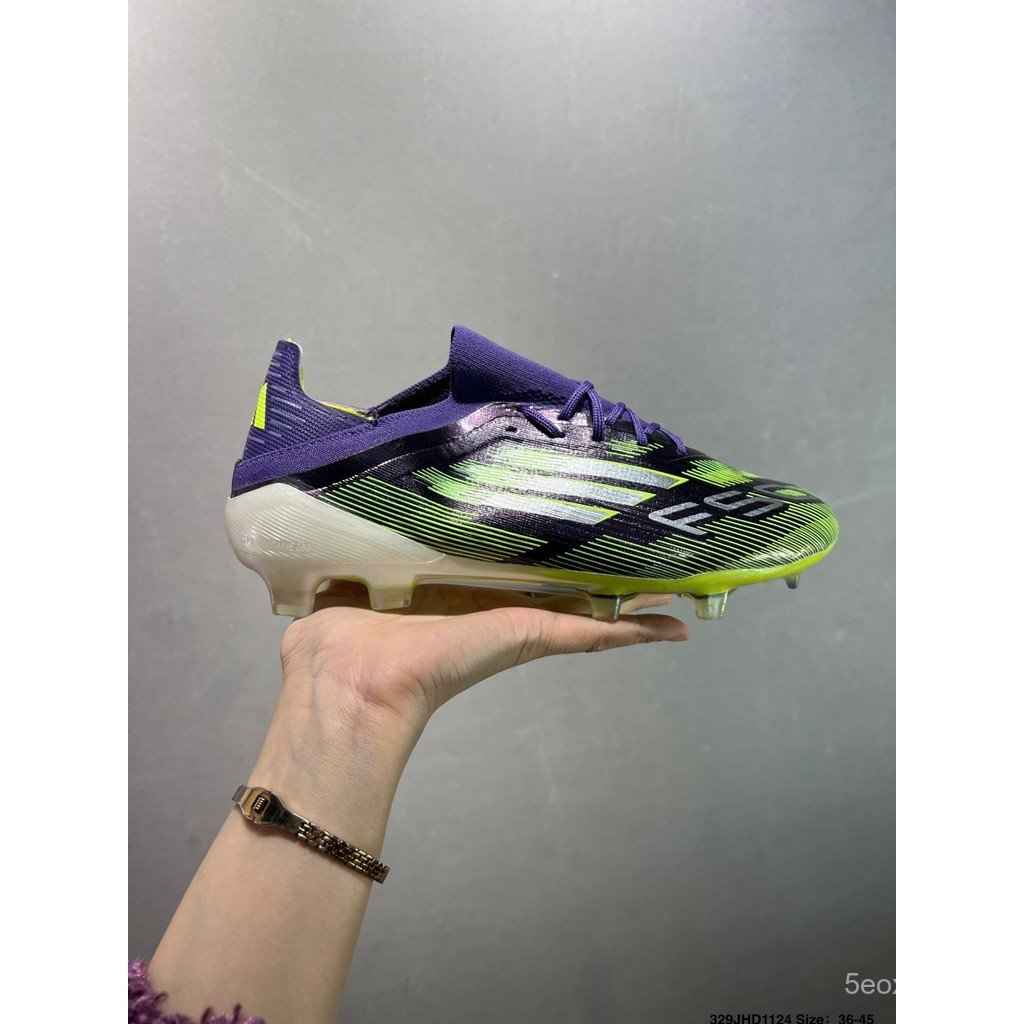 รองเท้าฟุตบอล Adidas F50 PRO และ Predator 24 Elite TF สำหรับผู้ชายและผู้หญิง เหมาะสำหรับสนามหญ้าเทีย