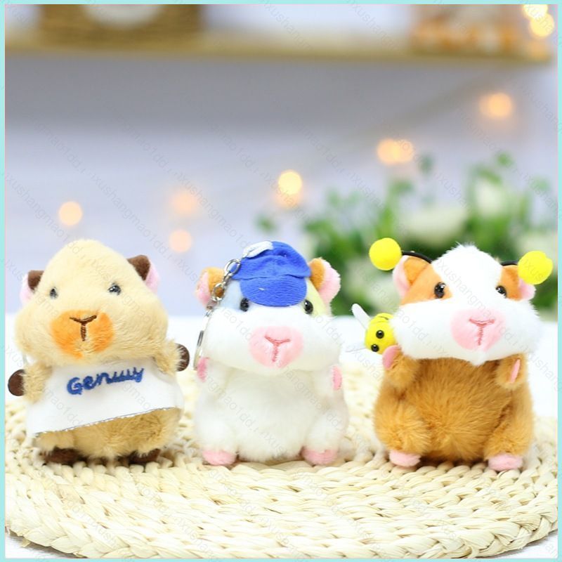 XS1 Dutch Pig Doll Bee hamster ของเล่นตุ๊กตาจี้ตุ๊กตากระเป๋า charm พวงกุญแจตุ๊กตา XS1