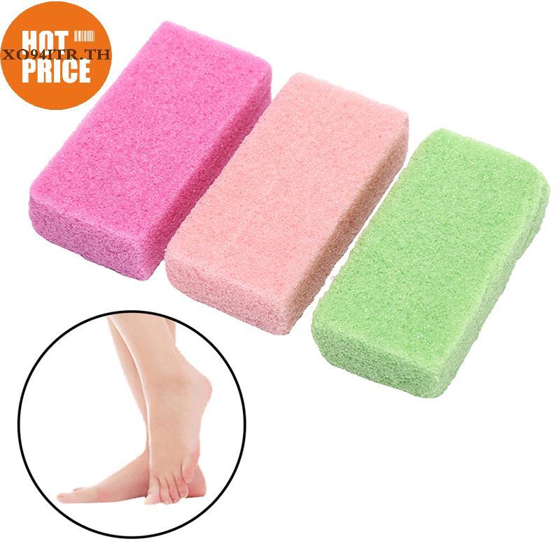 XOITR หินภูเขาไฟฟองน้ํา Exfoliate Foot Care ลบ Hard Dead Skin Feet Rasp TH