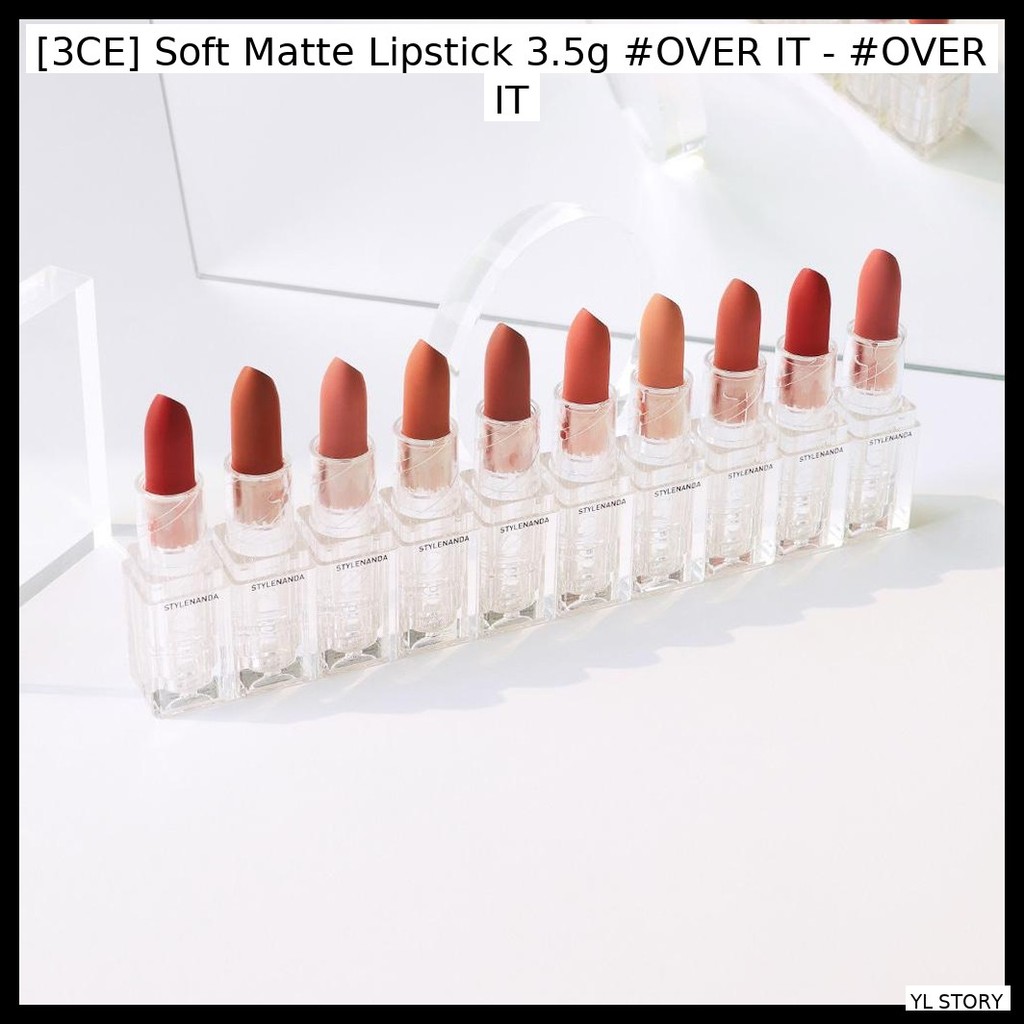 [3CE] Soft Matte Lipstick 3.5g #OVER มัน - #OVER IT / Comfort สี โดย YL STORY
