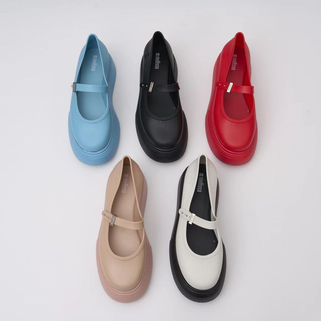 รองเท้าบัลเล่ต์แบบใหม่ปี 2026 Melissa สำหรับผู้หญิง ดีไซน์หนาพิเศษ เหมาะสวมใส่งานวันสบาย ราคา ถูกที่สุด ดีลบีเคเค แกลเลอรีภาพที่ 4