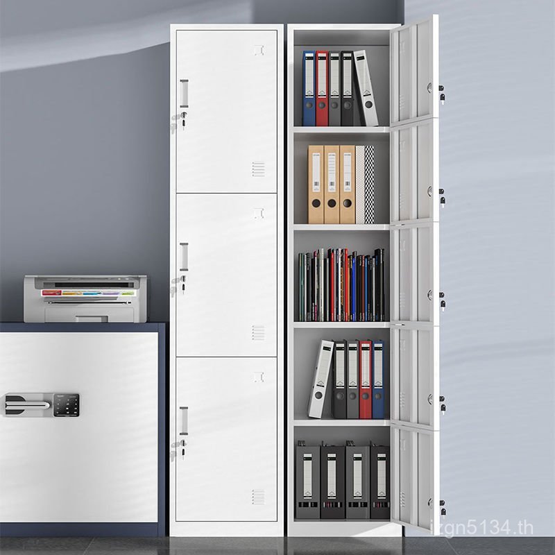 Locker Locker หอพักสํานักงานประตูเดียวล็อคเก็บตู้แคบตู้รองเท้าตู้เสื้อผ้าตู้เก็บพนักงาน Locker Gap Q