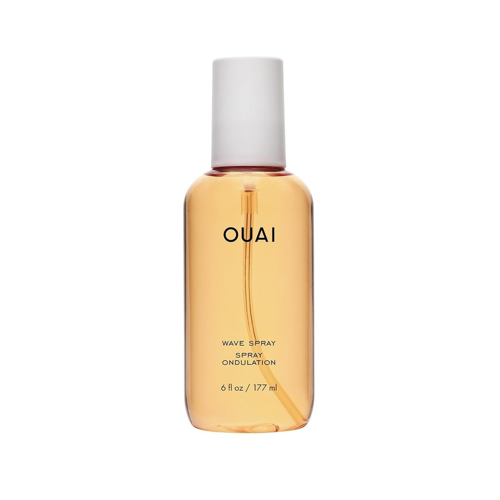 OUAI Wave Spray-มีน้ํามันมะพร้าวและสเปรย์ฉีดผมโปรตีนข้าว-เพิ่มเนื้อ, Volume and Gloss, เหมาะสําหรับ 