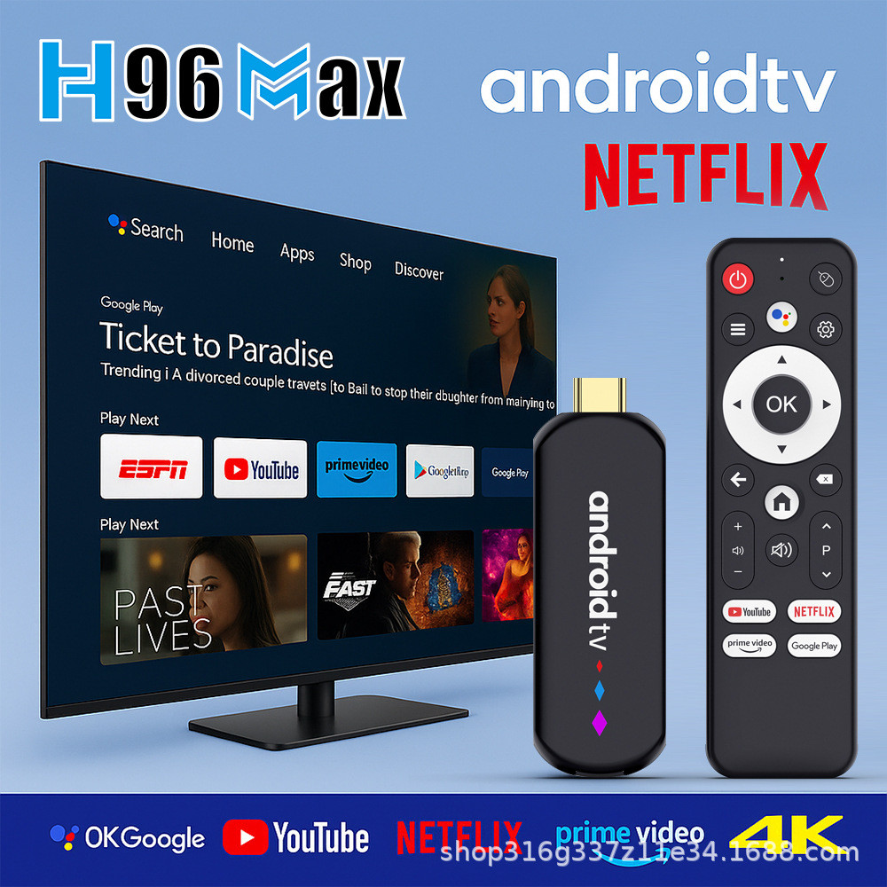 ขายร้อน H96 max S905L3 Android TV 4K Dual Band WIFI บลูทูธเครือข่ายเครื่องเล่นทีวี