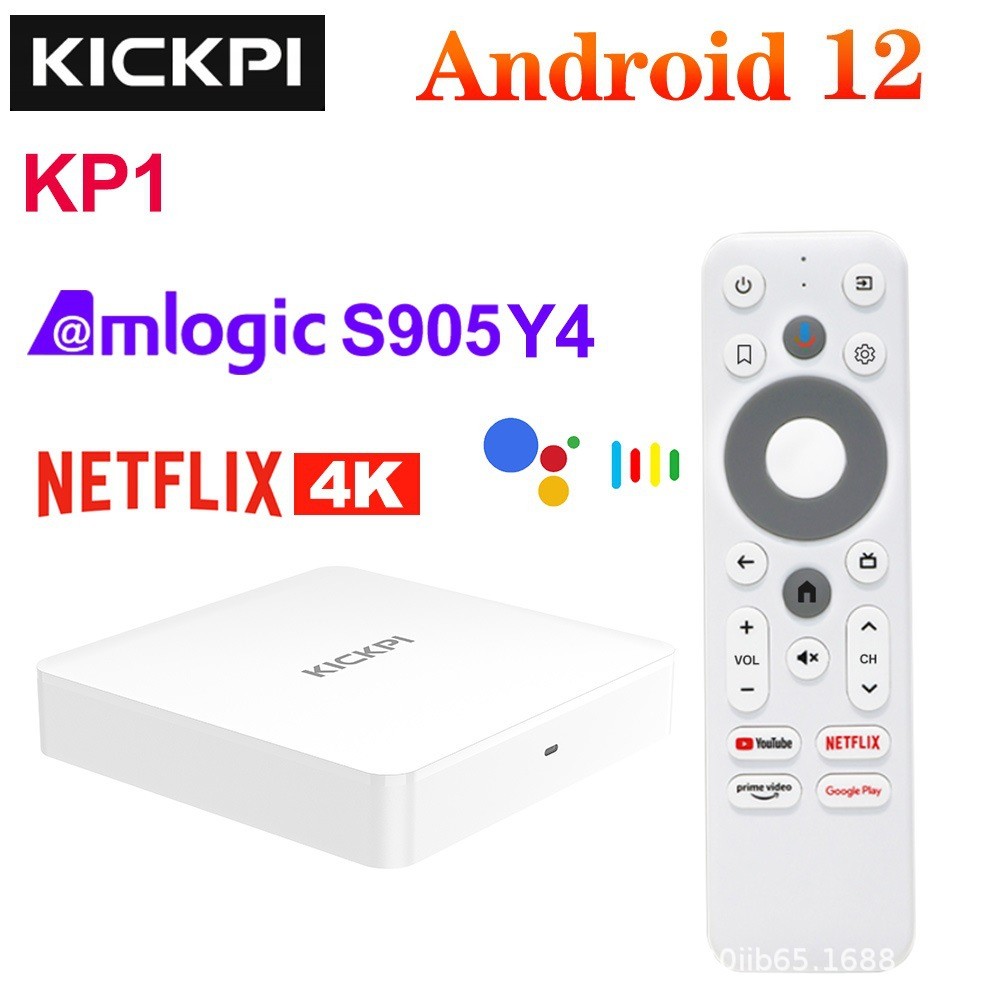 KICKPI KP1 TVBox Android11 S905Y4 2.4G&5G Wifi BT5.0
