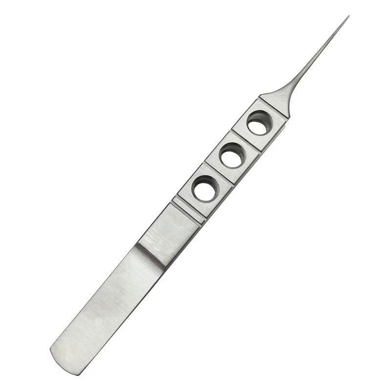 New Product#Stainless Steel Micro Tweezers Cosmetic Tweezers Ophthalmic Tweezers Suture Removal Surg