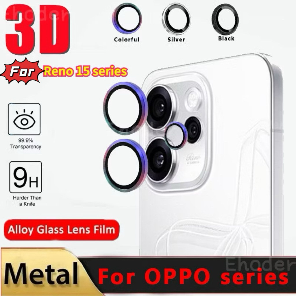 ฟิล์มวงแหวนเลนส์กล้อง สำหรับ Oppo Reno15 / 15F / 15Pro / 15Pro Max ป้องกันเลนส์กล้อง ตรงรุ่น พร้อมส่ง