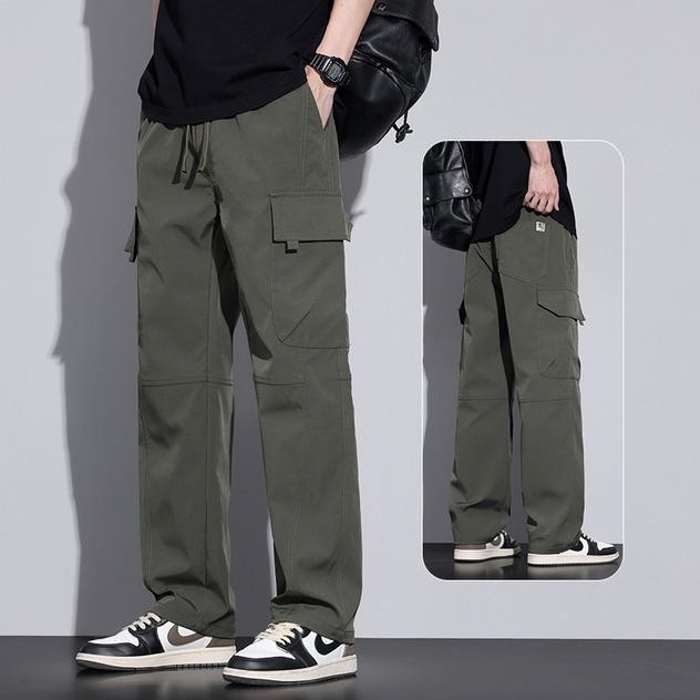 Cargo B84 กางเกงคาร์โก้ กระเป๋าข้าง ใช้งานได้จริง กางเกงขายาวชาย ลำลอง Clothing Man