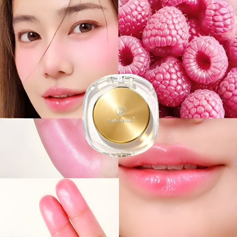 【สีเปลี่ยนตามอุณหภูมิ】JMY Multifunctional Cream ครีมมัลติฟังก์ชัน ให้ความชุ่มชื่น 24ชม. / ใช้เป็นลิป&บลัช / ครีมเปลี่ยนสี / Multifunctional Cream / Lip And Cheek Tint / Color Changing / Moisturizing - รูปที่ 6