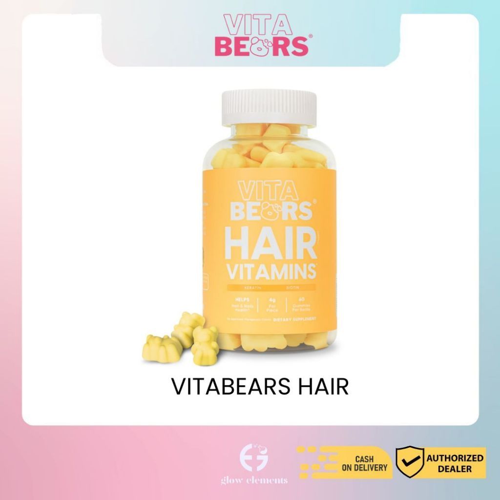 VITABEARS HAIR VITAMINS GLOWING GUMMY VITAMINS