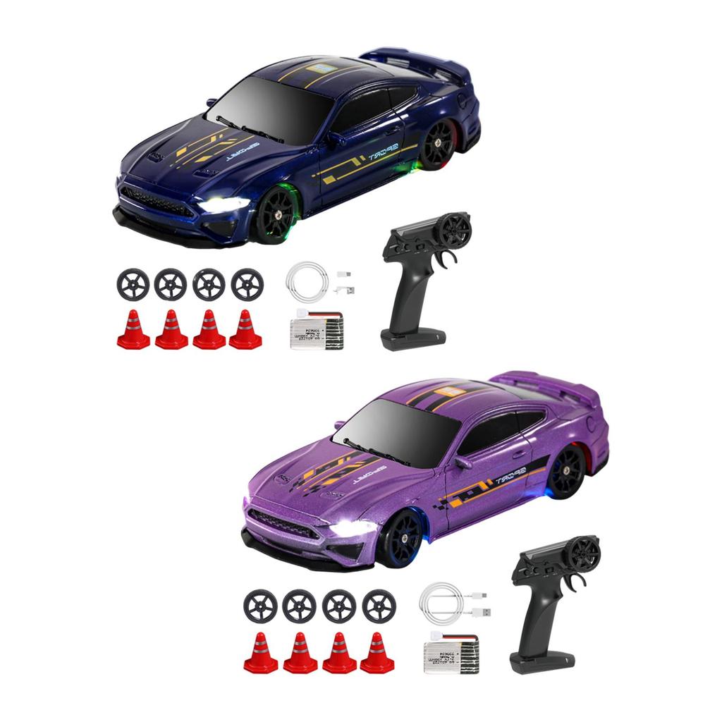[Lszcx6l] 1/43 RC Speed Car Professional 1/43 4WD Drift Sport Toy Car Mini RC Toy Remote