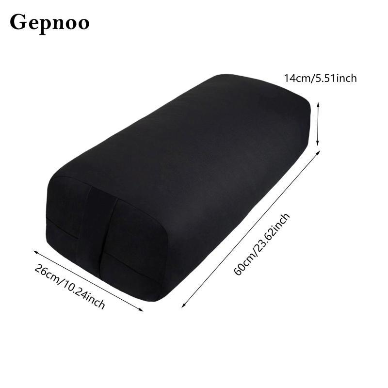 Gepnoo หมอนข้างสำหรับโยคะ ปลอกหมอนนุ่มๆ สำหรับผู้ชายและผู้หญิง สามารถถอดออกได้ มาพร้อมครอบหมอนโยคะมืออาชีพ เพื่อสร้างสมดุลและความยั่งยืนในระหว่างการทำโยคะ