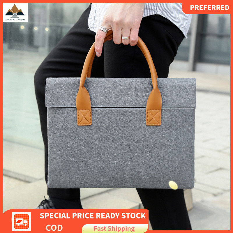 [4 สี 3 saizs] คอมพิวเตอร์กันน้ํา 53 ซม. beg-Men & Women High-End Oxford Official beg | การจับคู่สีเ