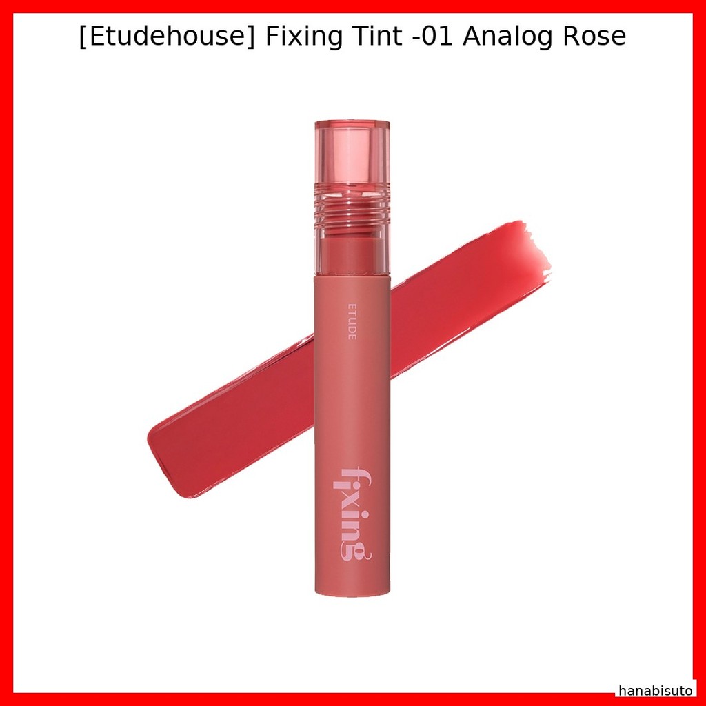 [Etudehouse] Fixing Tint -01 Analog Rose / Korean Fixing Tint / สีติดทนนาน โดย hanabisuto