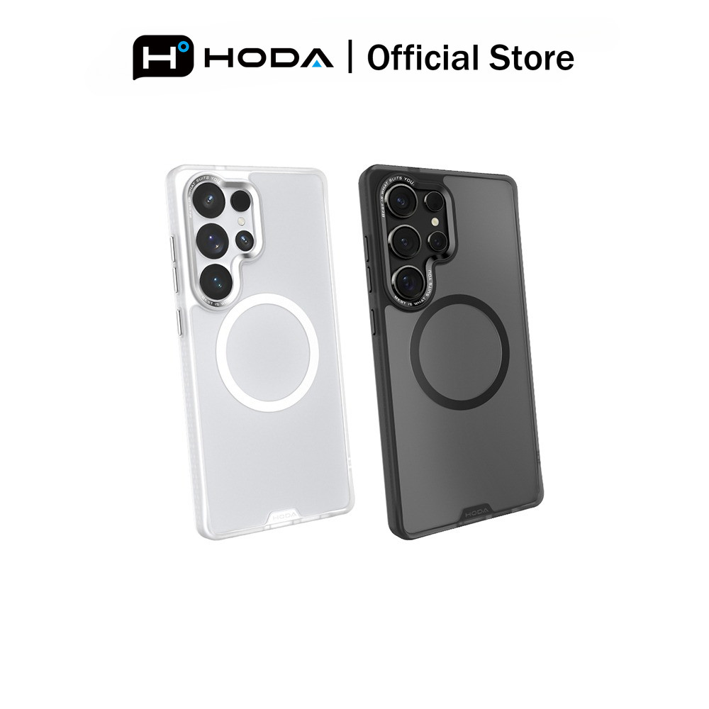 HODA เคส Samsung S25 Ultra/ S25+/S25Rough พร้อม Magnet Military Standard