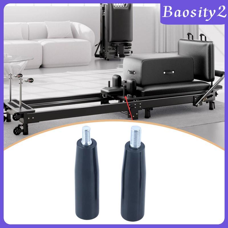 [Baosity2] Glossy Black Pilates Reformer Rope Keeper M10 คอลัมน์เกลียวสําหรับการฝึกอบรม Core และอัพเ