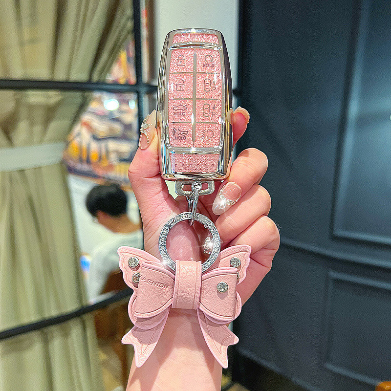 เหมาะสําหรับ Genesis Genesis ฝาครอบกุญแจ Genesis G80/G70/GV80/GV70 กระเป๋ากุญแจรถหัวเข็มขัด HIYH