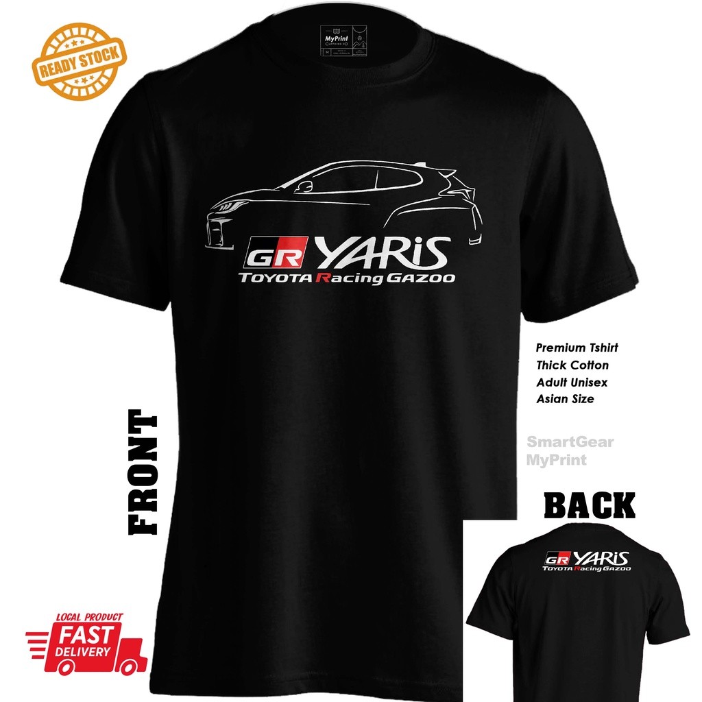 เสื้อยืด Toyota Gazoo Racing YARIS GR TRD