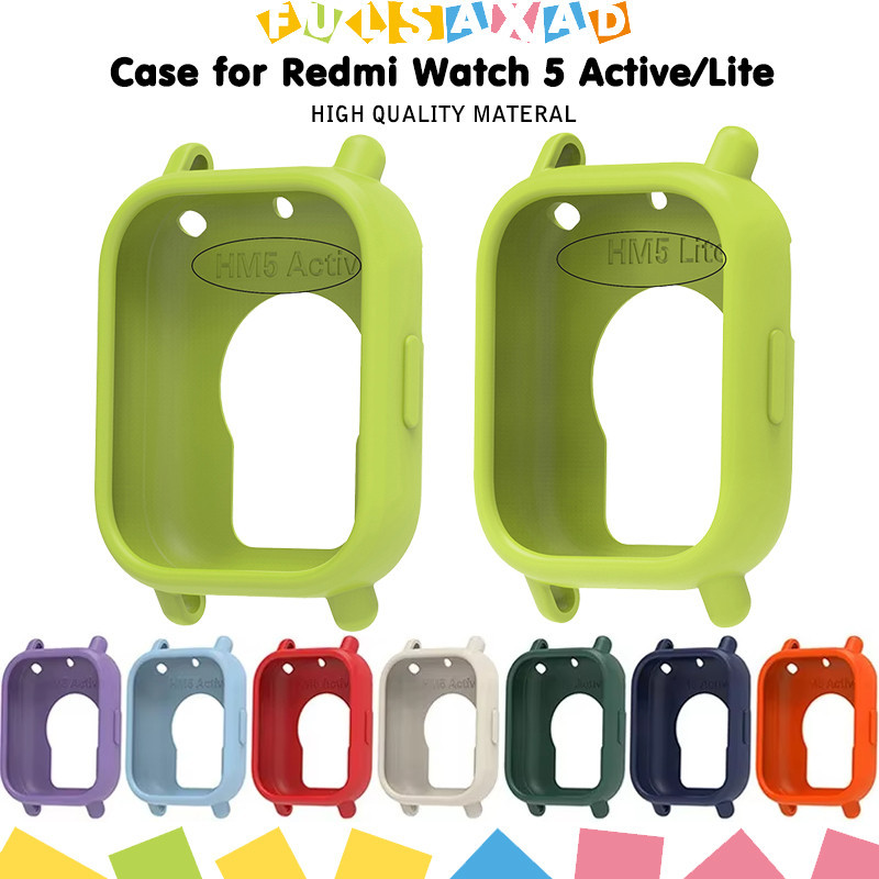 เคสซิลิโคน for Redmi Watch 5 Active ยางป้องกันหน้าจอ ขอบกรอบป้องกันตก อุปกรณ์เสริม for Mi Watch 5 Lite