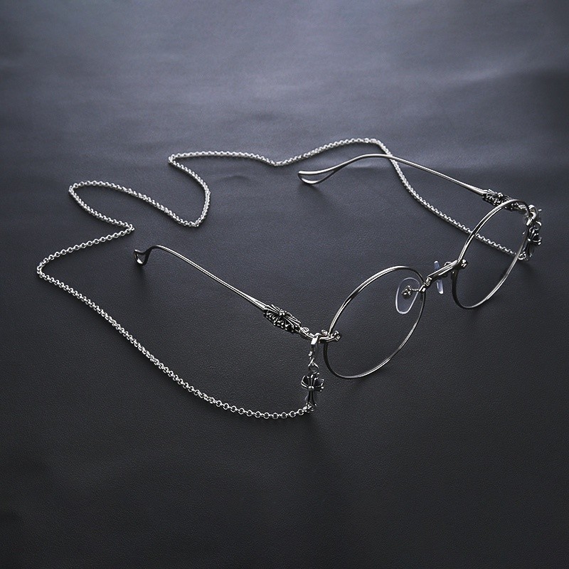 Chrome 925 Hearts s925 เงินสเตอร์ลิง Cross Ring Chain พร้อมส่งฟรีและหน้ากากแว่นตา