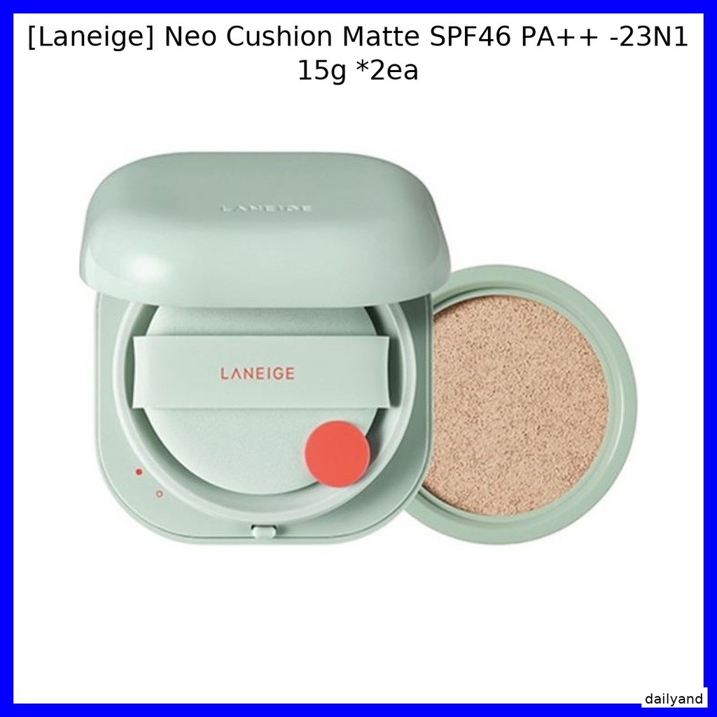[Laneige] Neo Cushion Matte SPF46 PA++ -23N1 15g *2ea / Korean Cushion Foundation / Matte Finish / ข