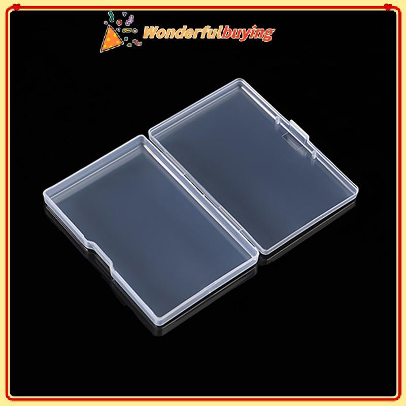 WBTH 10ชิ้นสี่เหลี่ยมโปร่งใสกล่องพลาสติกเครื่องประดับการ์ดเครื่องเขียนกล่องเก็บรายการขนาดเล็กกล่องเก็บ พระสาบาน - รูปที่ 4