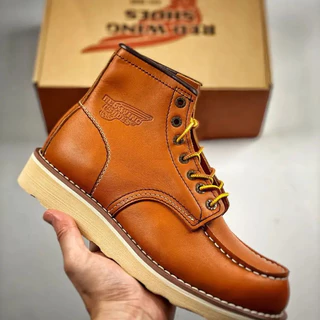 ZH Ready StockRetro Mens Boots High Top Work oes Leather Motorcycle Boots Classic 875 Ameika Jie Mens Footwear Briti Sle