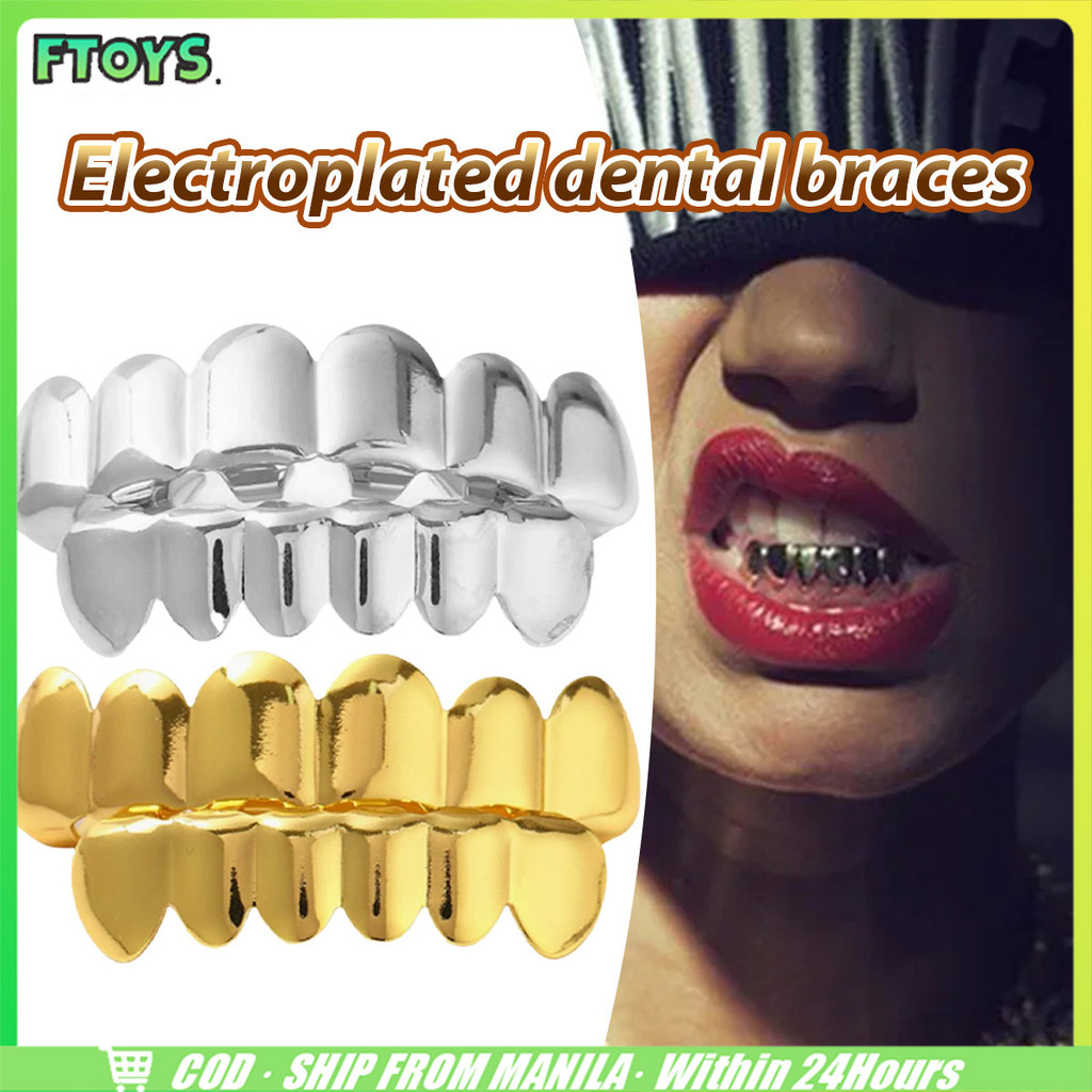 จัดส่งใน24ชม.ฟันฮิปฮอป เครื่องประดับทันตกรรมที่ถอดออกได้ ฟันhip hop teeth grillz ใส่ง่าย สำหรับปาร์ต