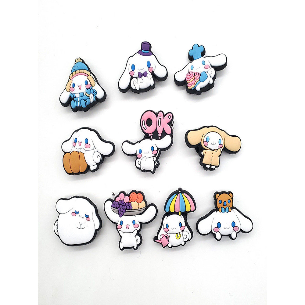 jibbitz crocs ของแทั jibbitz crocs DIY Crocs Cute Zhibixing Student Cinnamon Dog