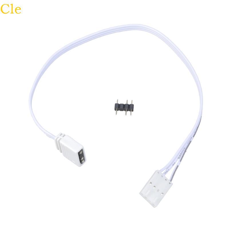 สายแปลง Cle 4 Pin ARGB เป็นสายเคเบิลเชื่อมต่ออะแดปเตอร์ ARGB 4Pin 5V มาตรฐาน
