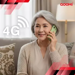 Qoomi มือถือปุ่มกด SUPER 5 จอ2.8นิ้ว แบตเตอรี่1800mAh รองรับ2ซิม4G พอร์ตTypeC และฟังก์ชันWireless FM
