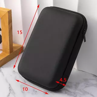 BBTH แบบพกพา 3C Hard Digital Gadgets กระเป๋าเก็บหนังเทียมหูฟัง Charger Case สายเคเบิลข้อมูล U Disk Organizer Vary