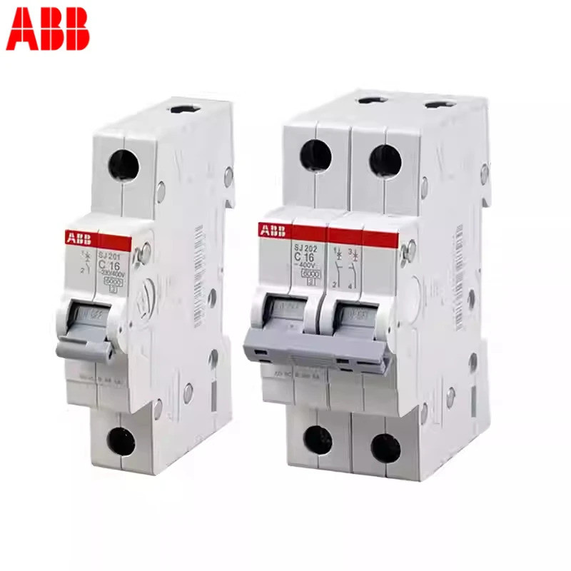 ABB Magnetic Blow Circuit Breaker AC SJ200 Series, SJ201 SJ202 SJ203 SJ204 1P 2P 3P 4P สวิตช์โอนอัตโ