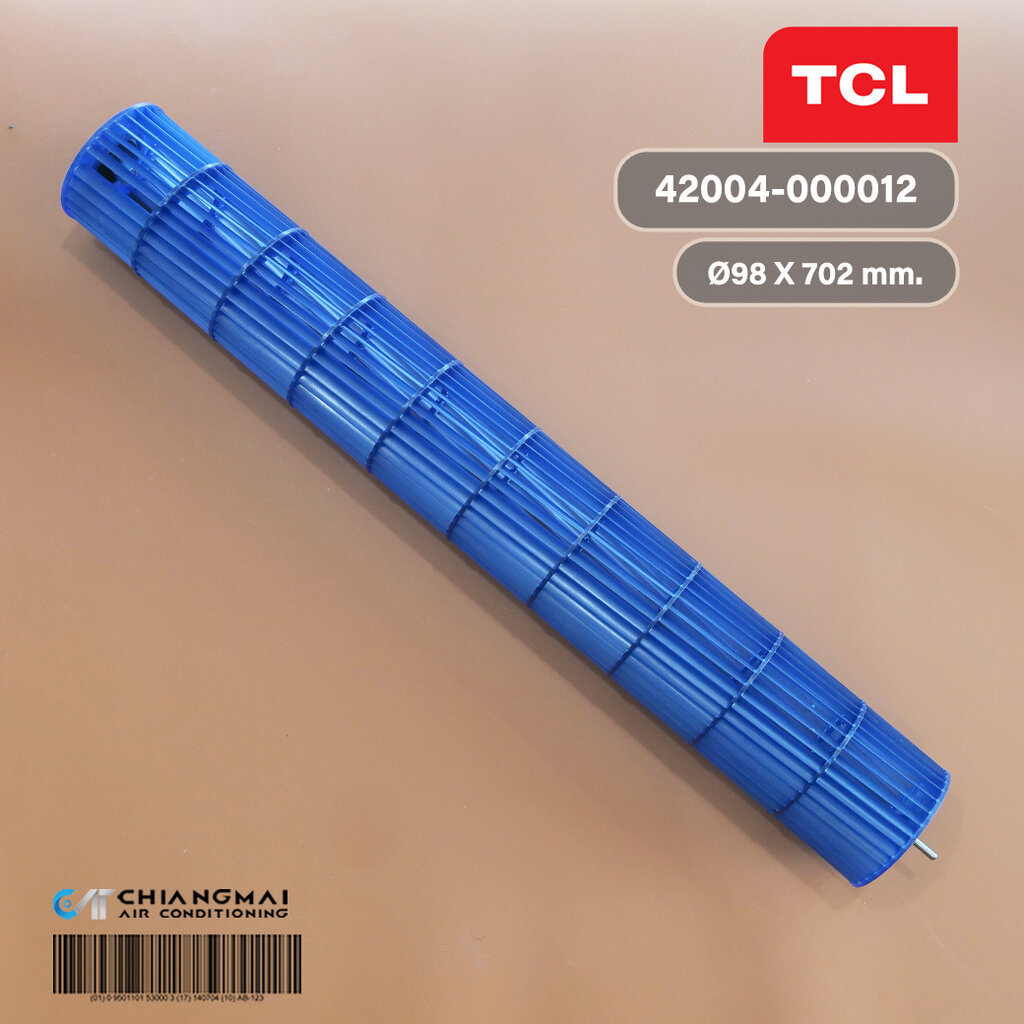 42004-000012 ใบพัดลมแอร์ TCL ใบพัดลมคอยล์เย็นแอร์ ทีซีแอล รุ่น TAC-XAL18I, TAC-XAL19I อะไหล่แอร์ ของแท้เบิกศูนย์