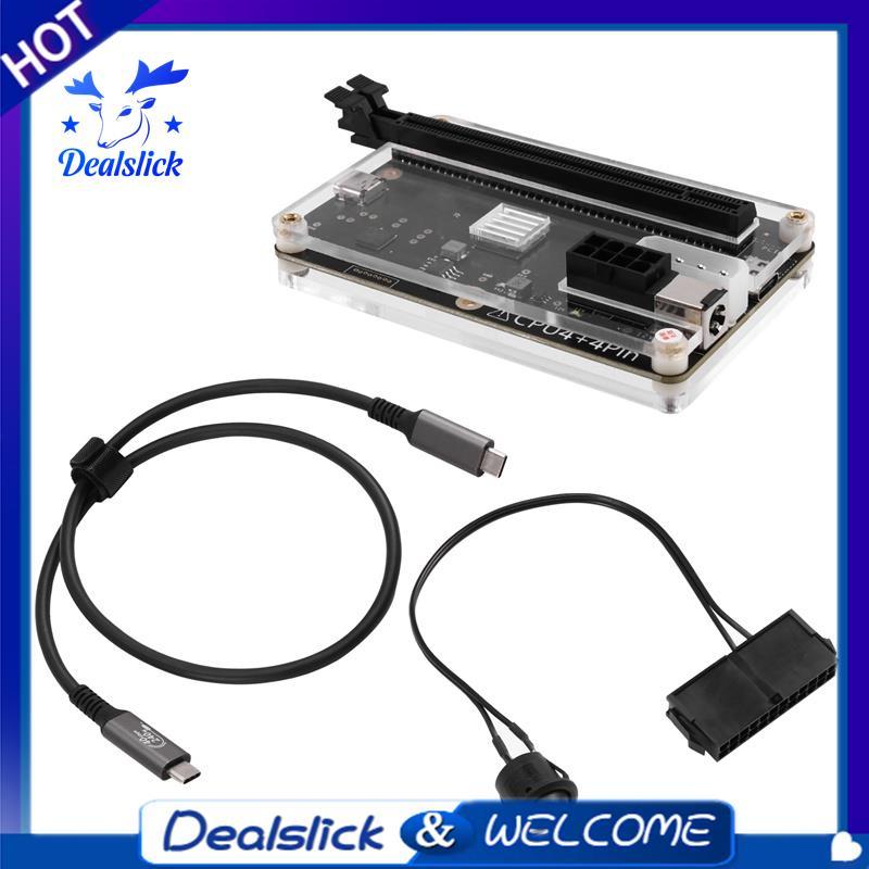 USB4 สําหรับ 4 /3 GPU Dock สําหรับ RTX5090 RX7900 สําหรับ External PCIe กราฟิกการ์ดแล็ปท็อปโน้ตบุ๊คส