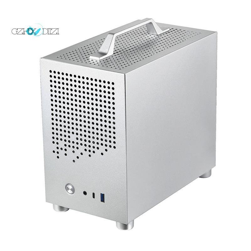 GzhxdiiziMicro-ITX Case PC Case SKTC A17 SGCC Computer Case รองรับ Micro-ITX Mini PC