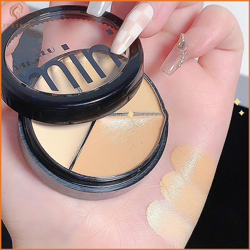 [FT] DIKALU 6.5g Natural 3 สีคอนซีลเลอร์ Palette Cover Dark Circles Acne Pores คอนซีลเลอร์ครีม Face 